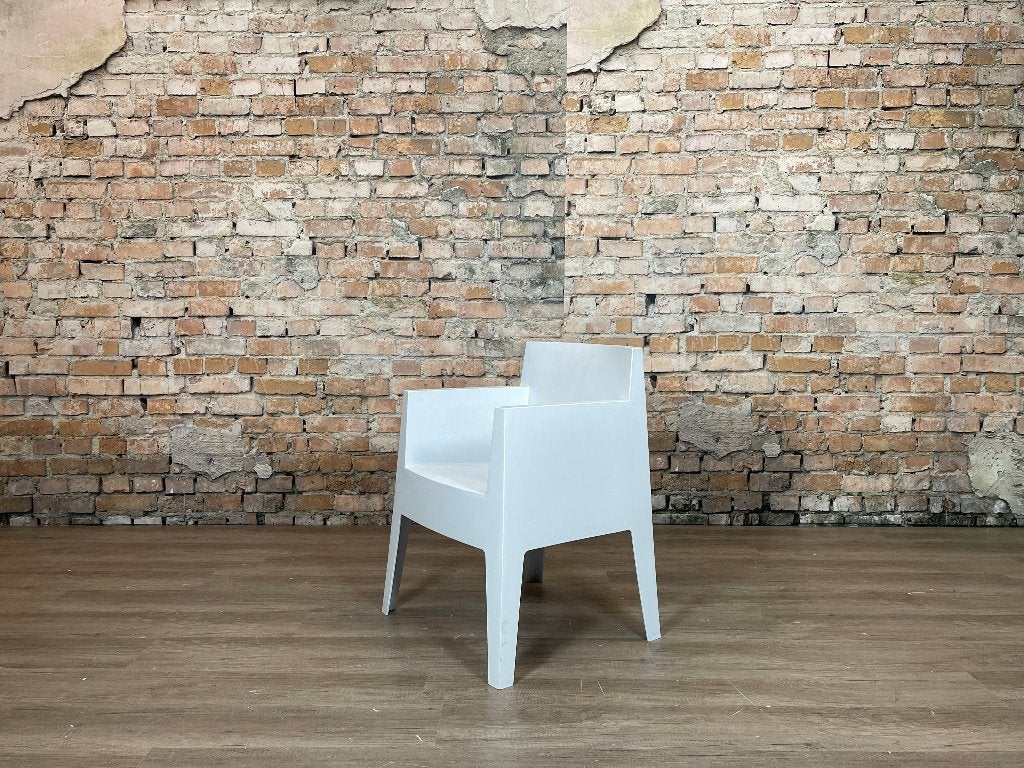 Driade Toy –Wit Kunststof  (Set van 2) | Philippe Starck, Ophalen, Zo goed als nieuw, Kunststof