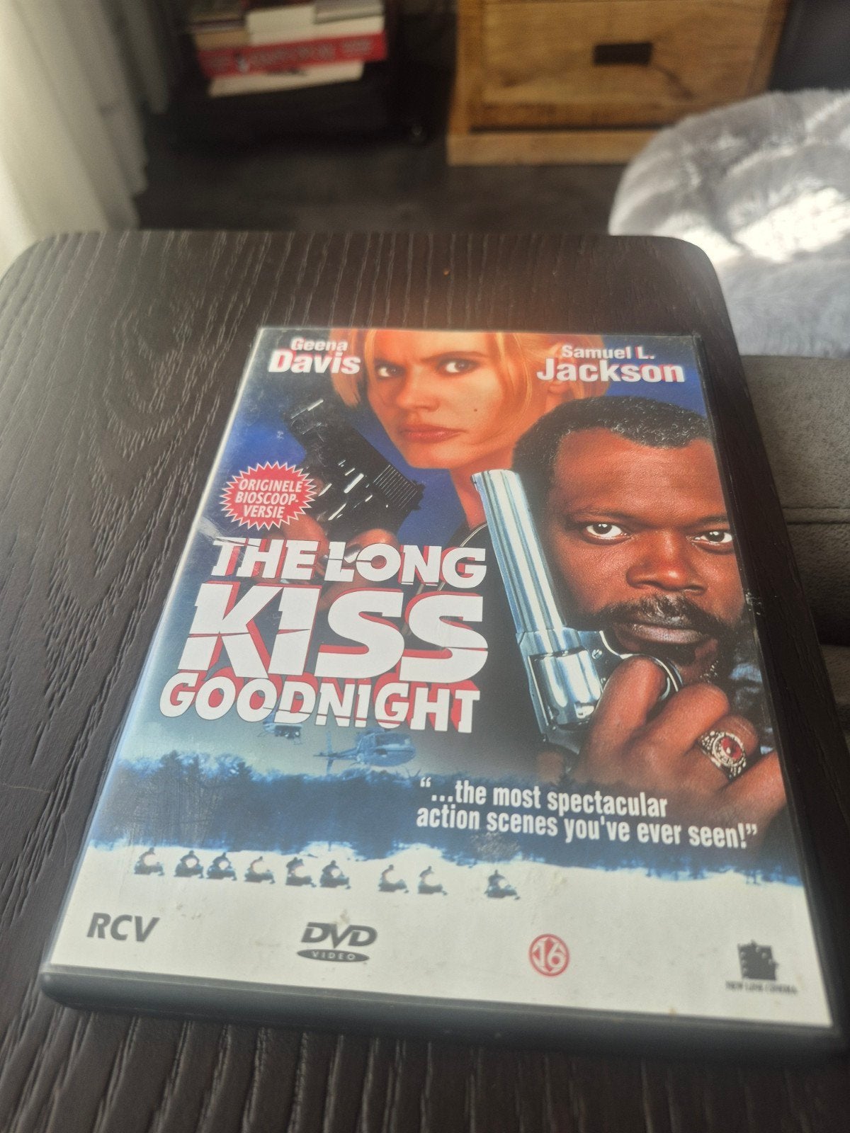 The Long Kiss Goodnight DVD - Actiethriller, Vanaf 16 jaar, Nederlands, Actiethriller, Ophalen of Verzenden