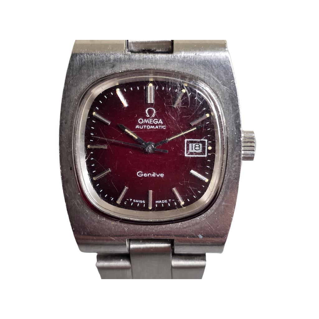 Vintage Omega Automatic Genève dames horloge, Ophalen of Verzenden, Gebruikt