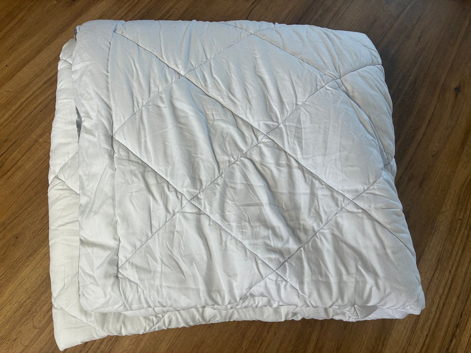 Optidee dekbed 240x220 deel voorjaar/najaar, Gebruikt, Wit, Tweepersoons, Ophalen of Verzenden