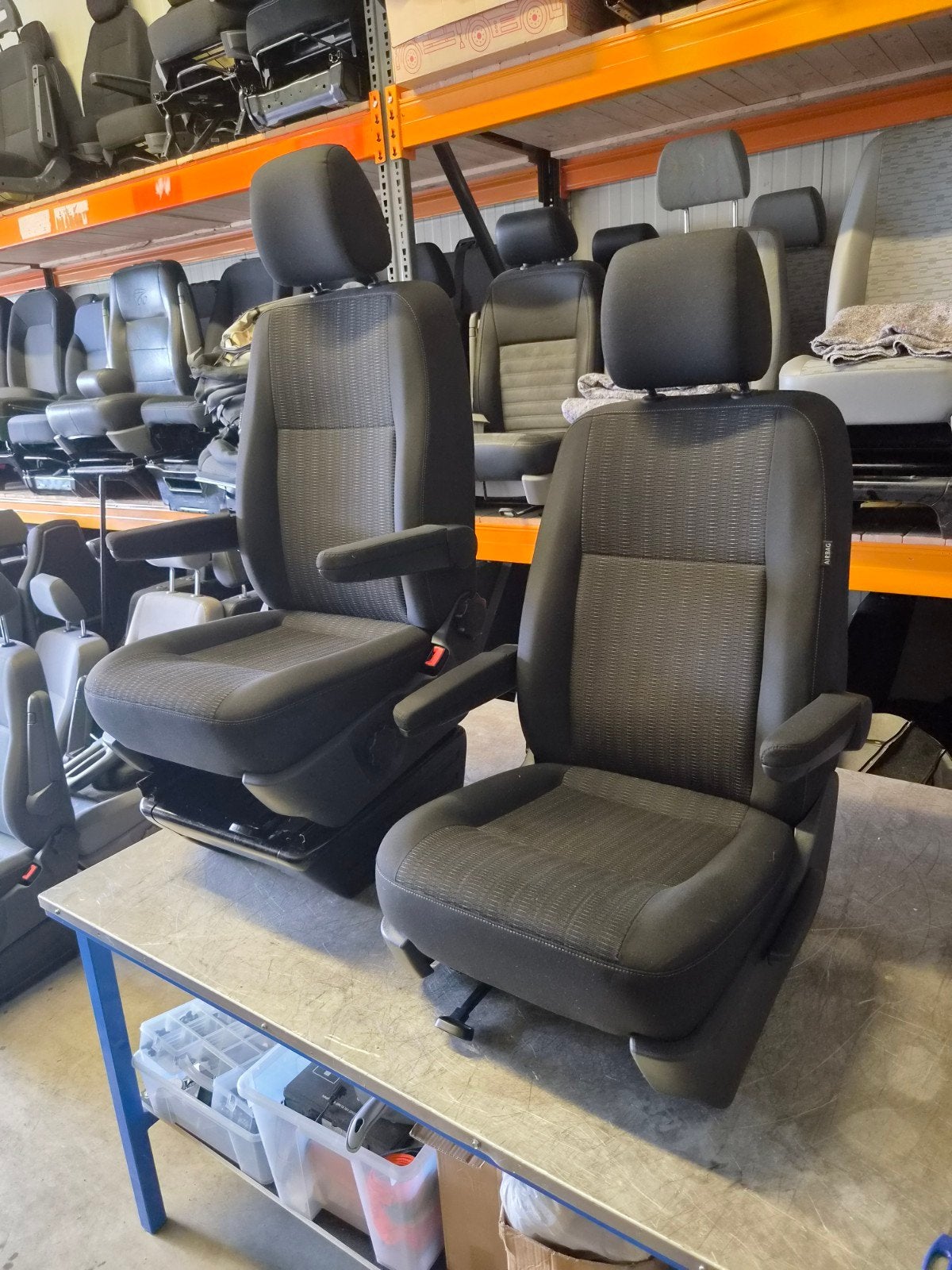 VW TRANSPORTER T5 T6 CARAVELLE BESTUURDER & BIJRIJDERSSTOEL, Auto-onderdelen, Ophalen of Verzenden, Volkswagen