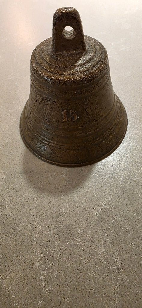 Bronzen bel (nr 13), Antiek en Kunst, Ophalen of Verzenden