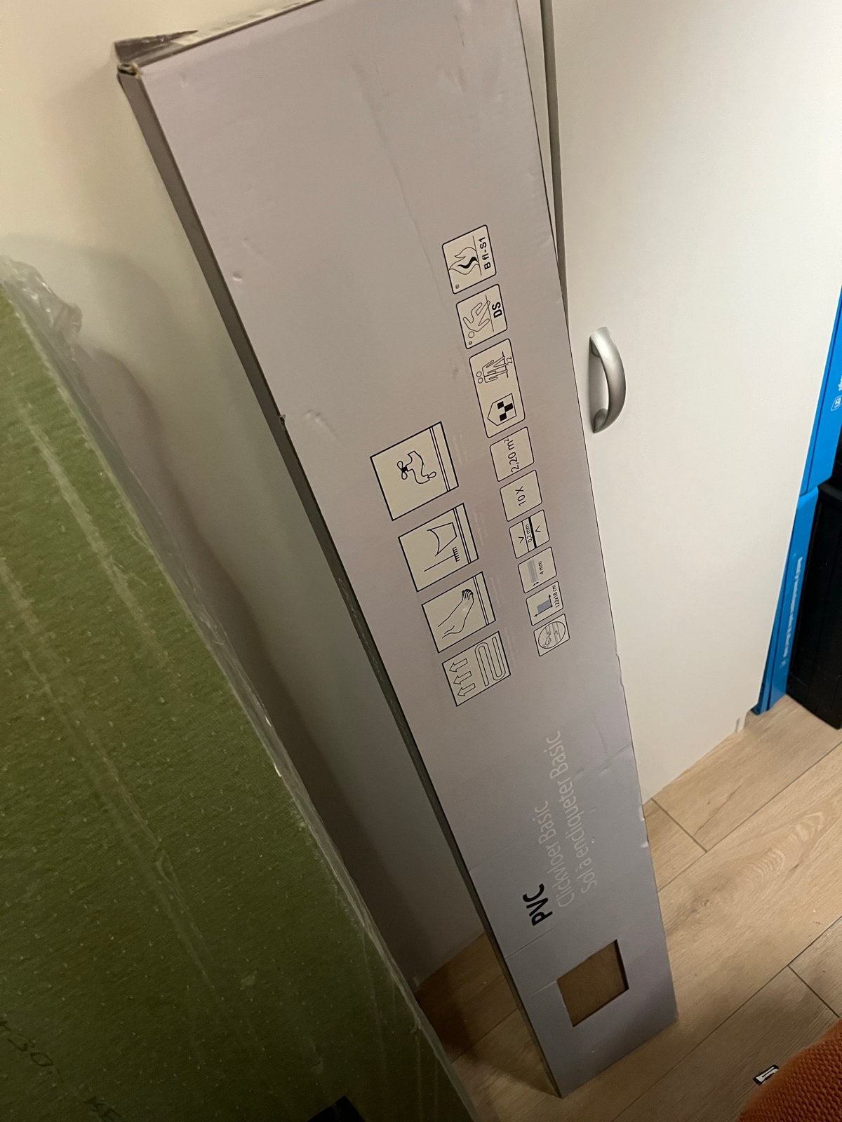 PVC Vloerdelen bruin eiken 2,2m2 nieuw in doos, Ophalen, Kunststof, Overige typen, Nieuw
