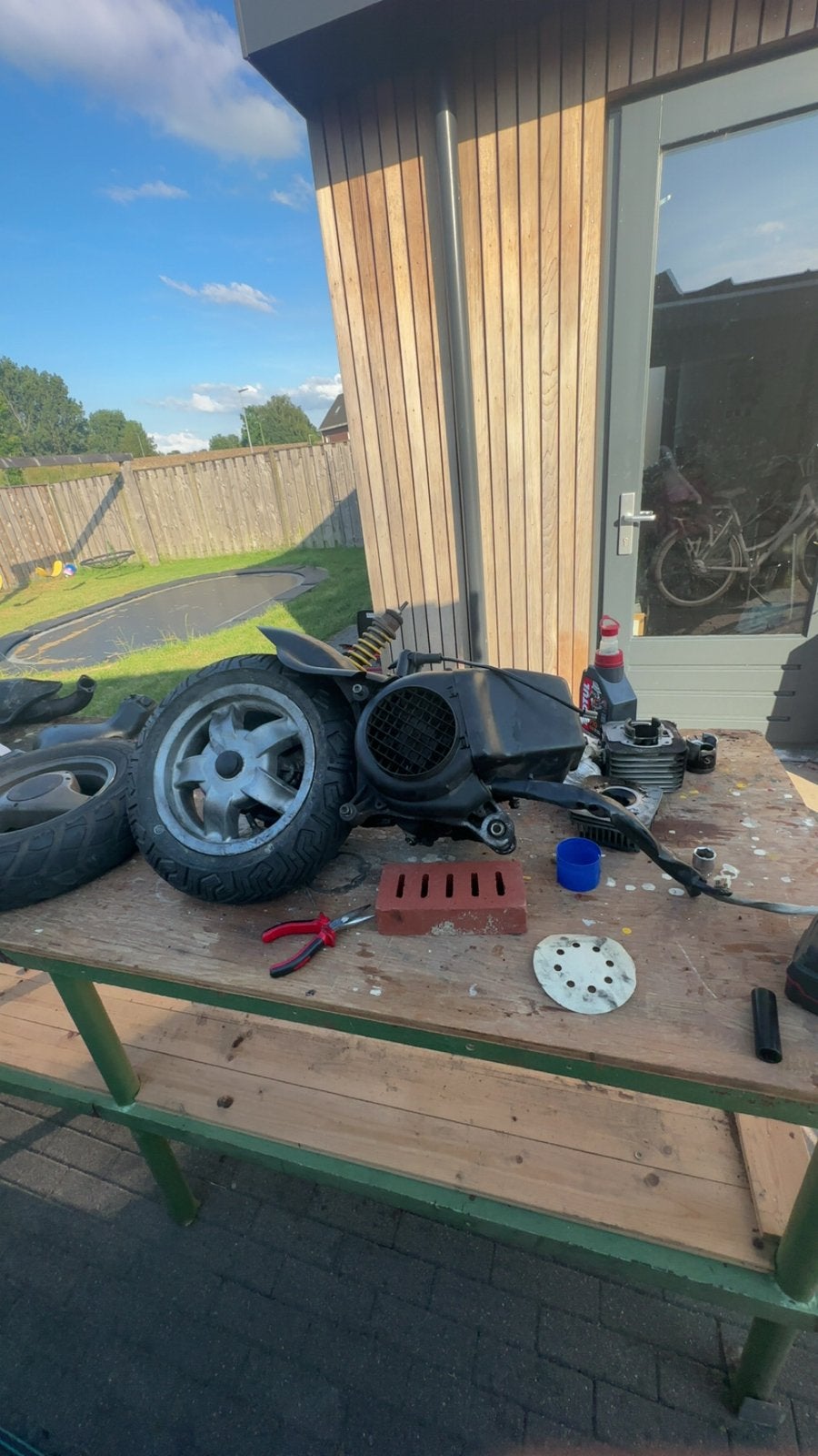 Typhoon/skipper 150cc AC blok - Super netjes en compleet, Ophalen of Verzenden, Gebruikt, Blok, Piaggio