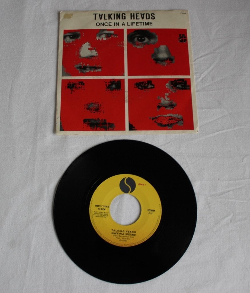talking heads - once in a lifetime, Ophalen of Verzenden, Zo goed als nieuw, 7 inch, Pop