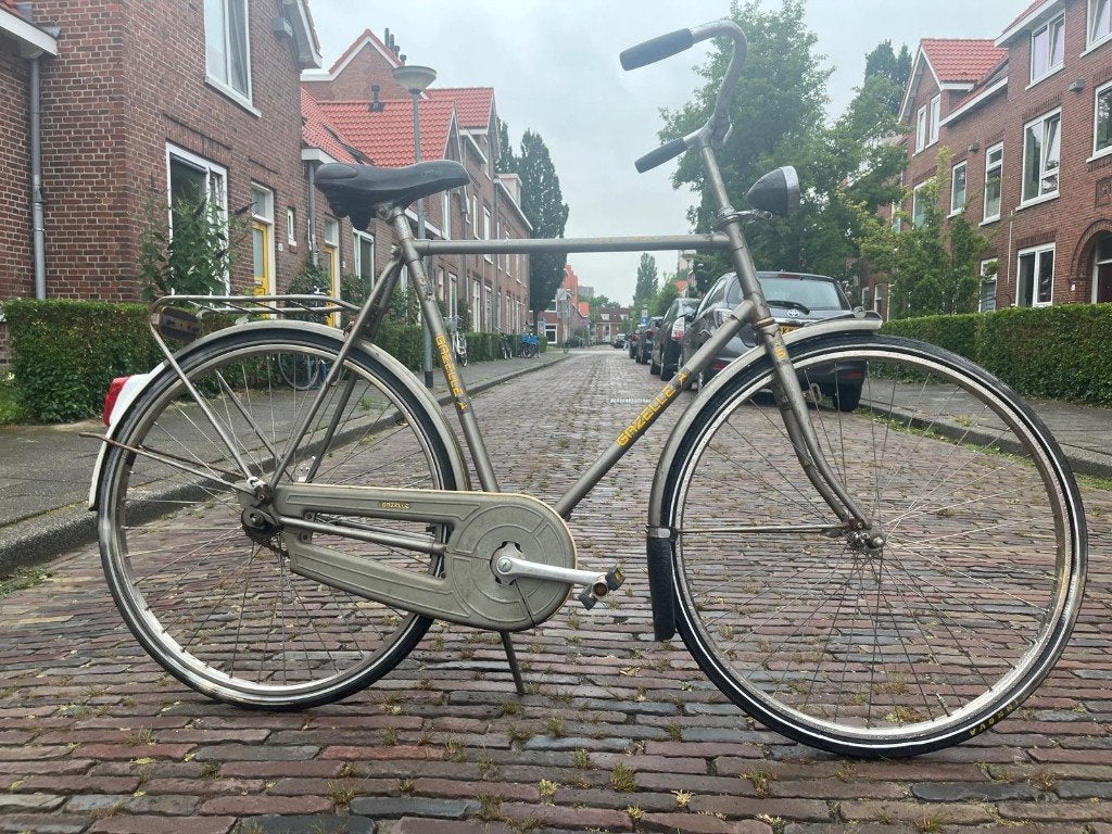 Gazelle herenfiets 28 inch, Ophalen, Terugtraprem, Gebruikt, 57 tot 61 cm
