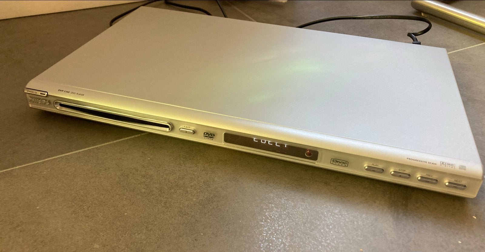 Philips DVP5100 DVD-speler - Zilver, Audio, Tv en Foto, Ophalen of Verzenden, Gebruikt, Dvd-speler, Philips