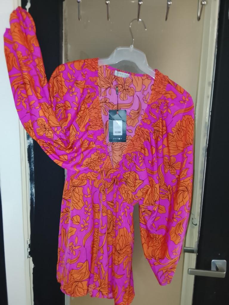 Loavies jurk met bloemenprint - Maat XS, Nieuw, Ophalen of Verzenden, Loavies, Roze