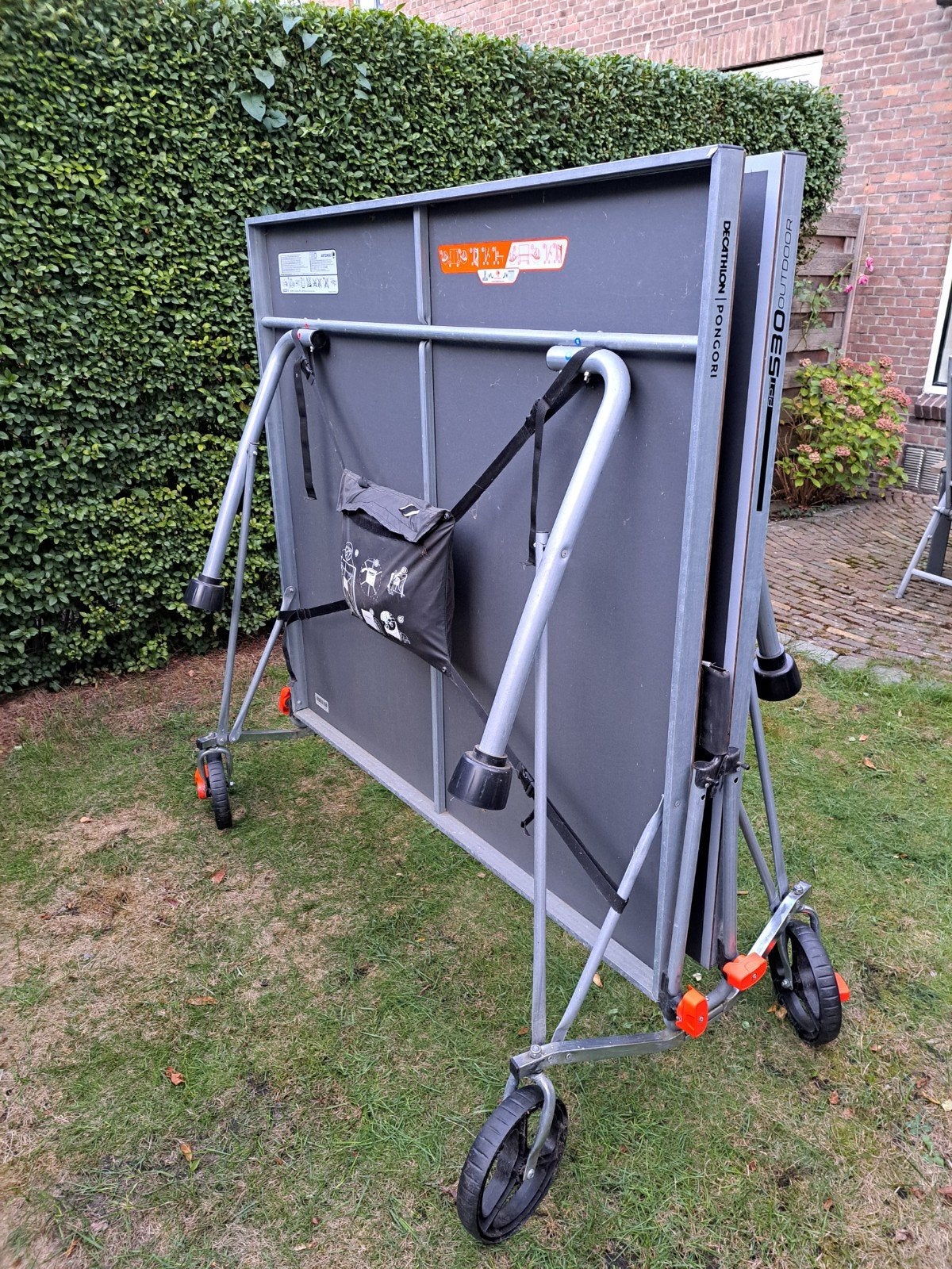Inklapbare tafeltennistafel, Ophalen, Gebruikt, Tafel Outdoor, Inklapbaar