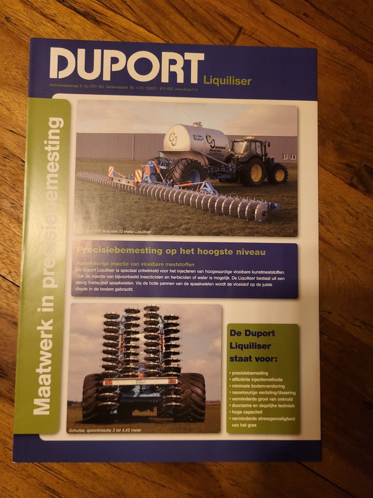 tractor folder DUPORT Liquiliser, Ophalen of Verzenden