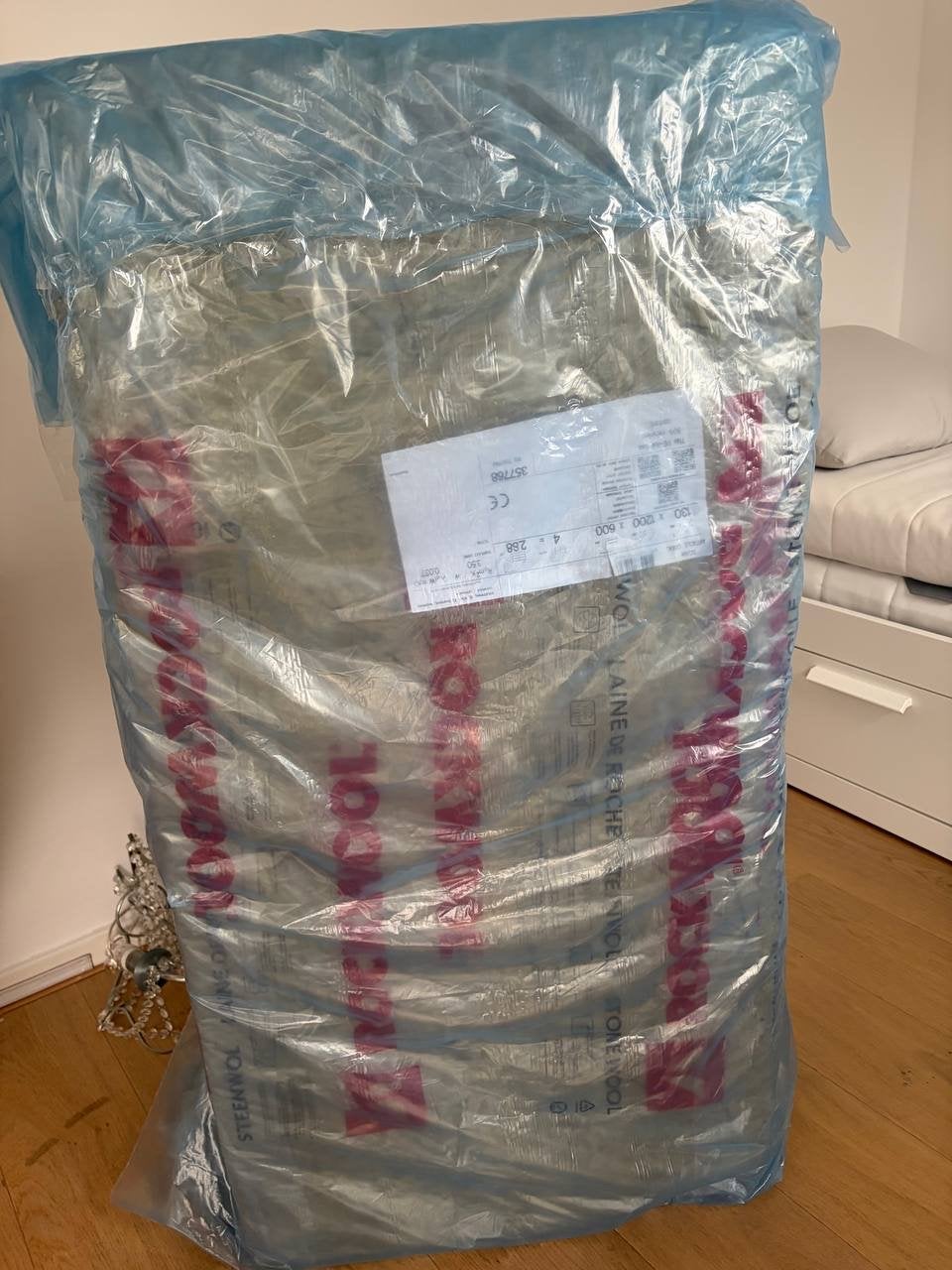 Rockwool steenwol isolatieplaten 130x1200x600mm, Ophalen, 12 cm of meer, Nieuw, Steenwol