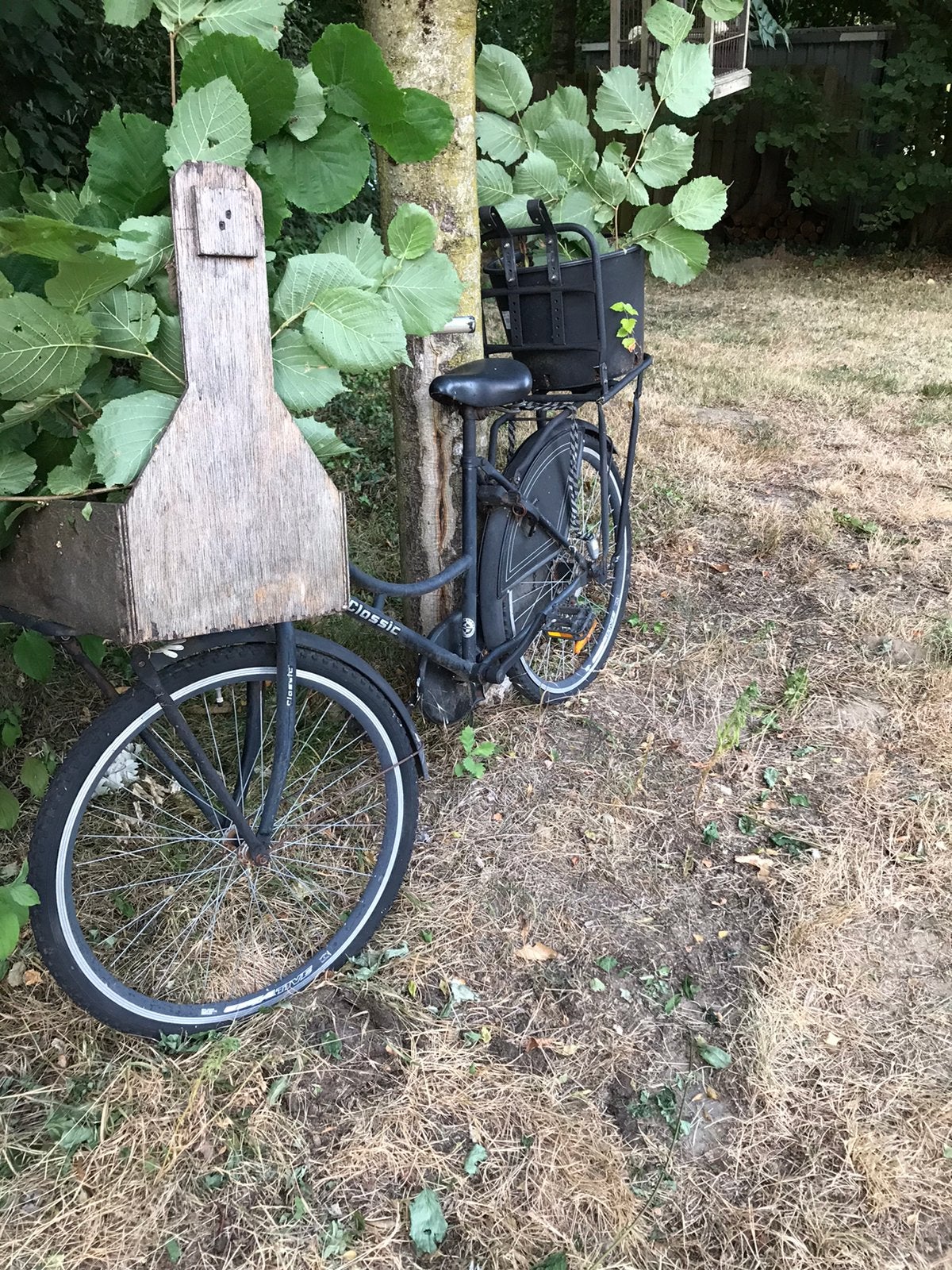 Tuinfiets, Ophalen, Gebruikt