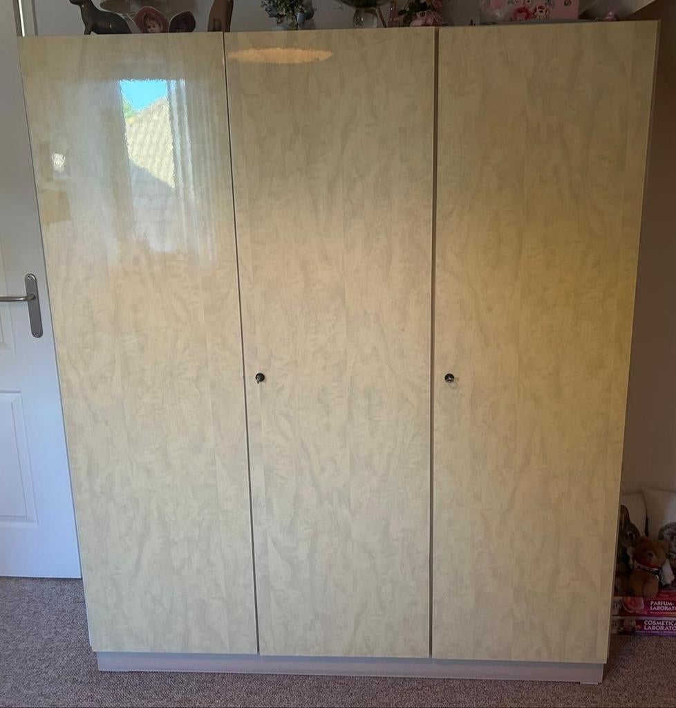 Vintage V&D Kast en Kaptafel met Spiegel - Jaren '60, Ophalen, Gebruikt, 100 tot 150 cm, Vintage Jaren '60
