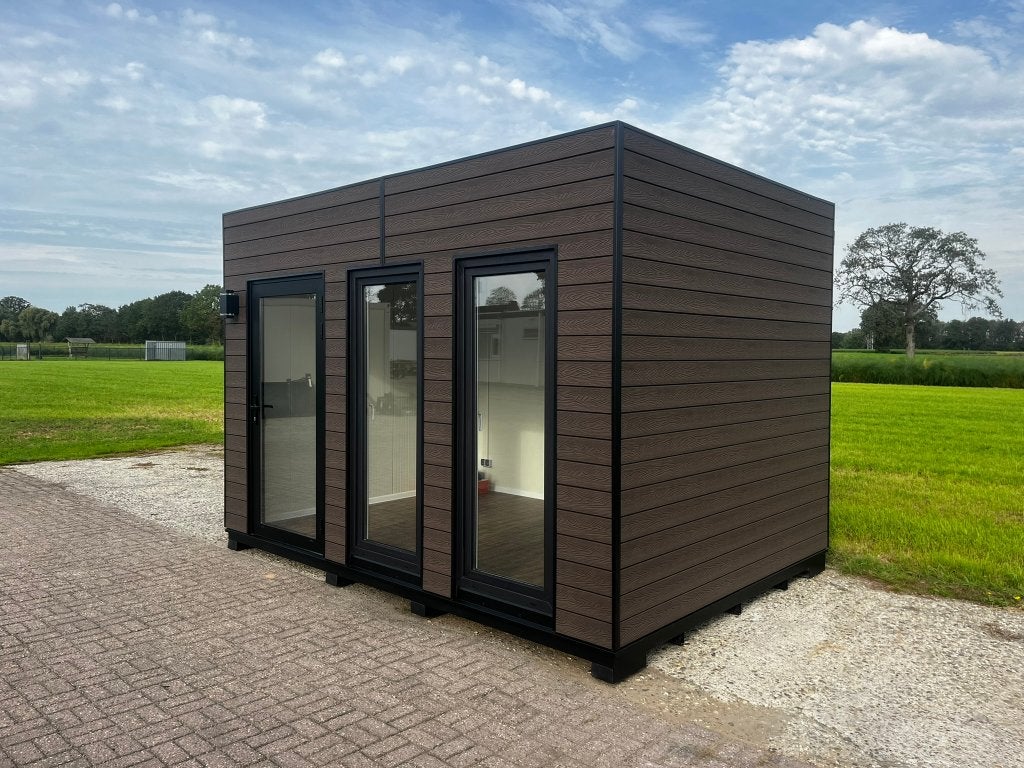 Kantoorunit | Tuinkantoor | Studio | Tuinhuis | 4 x 3 meter, Verzenden
