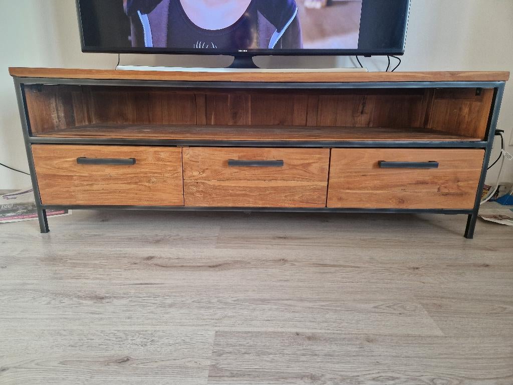 tv meubel, Huis en Inrichting, Kasten | Televisiemeubels, Ophalen, Gebruikt, Stoer, Minder dan 100 cm