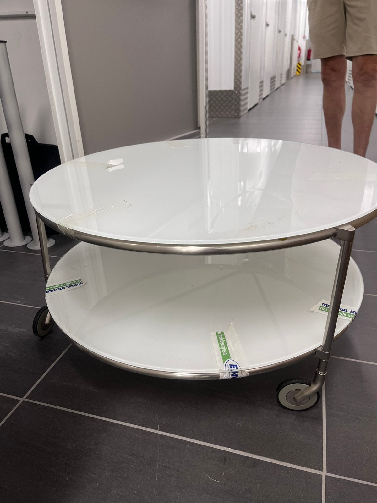 Strind bijzettafel IKEA, Ophalen, 50 tot 100 cm, Rond, 50 tot 100 cm