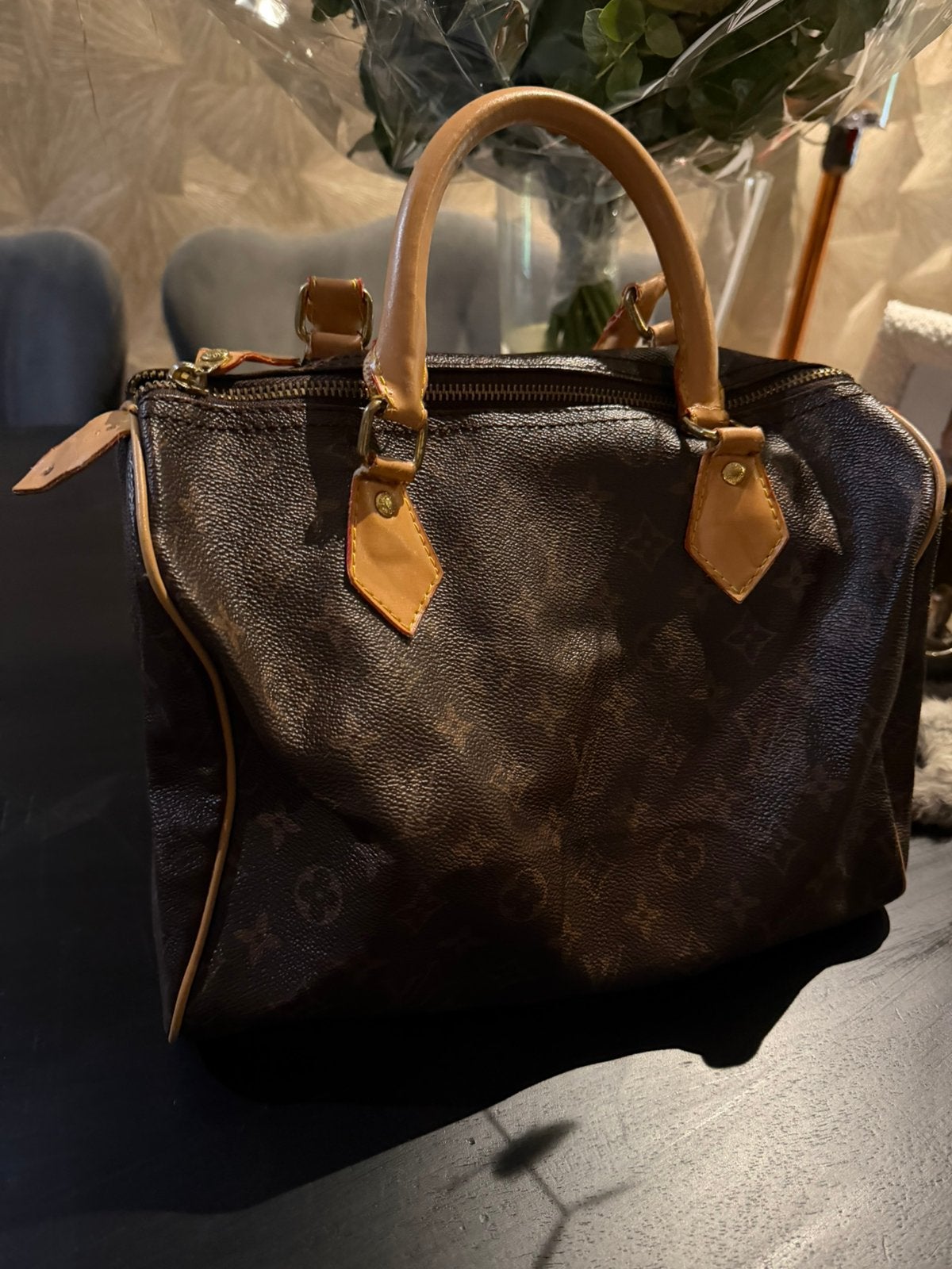 Speedy, Sieraden, Tassen en Uiterlijk, Tassen | Damestassen, Ophalen of Verzenden, Gebruikt, Bruin, Handtas