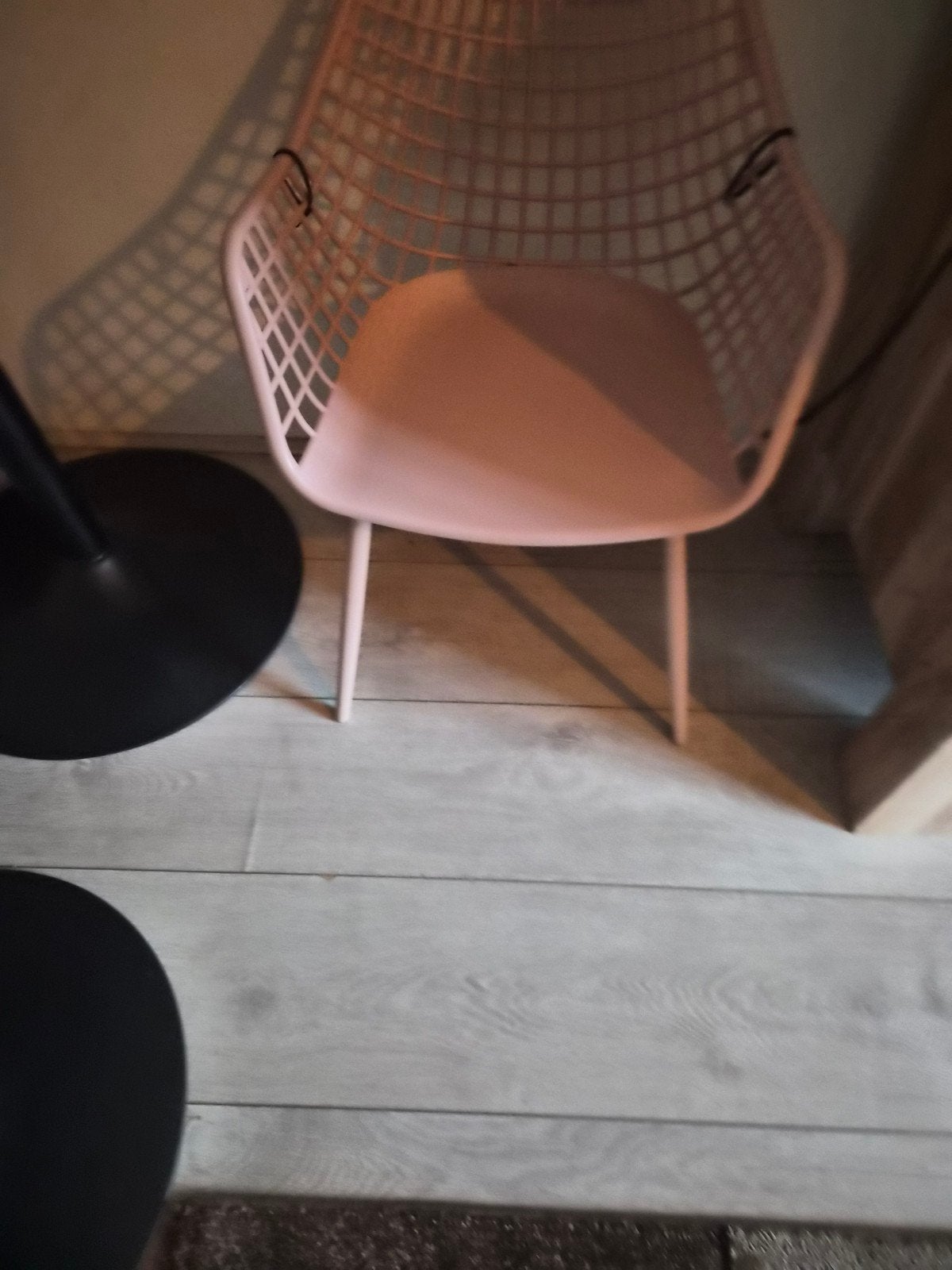 Stijlvolle roze kinderstoel, Ophalen of Verzenden, Gebruikt, Overige typen