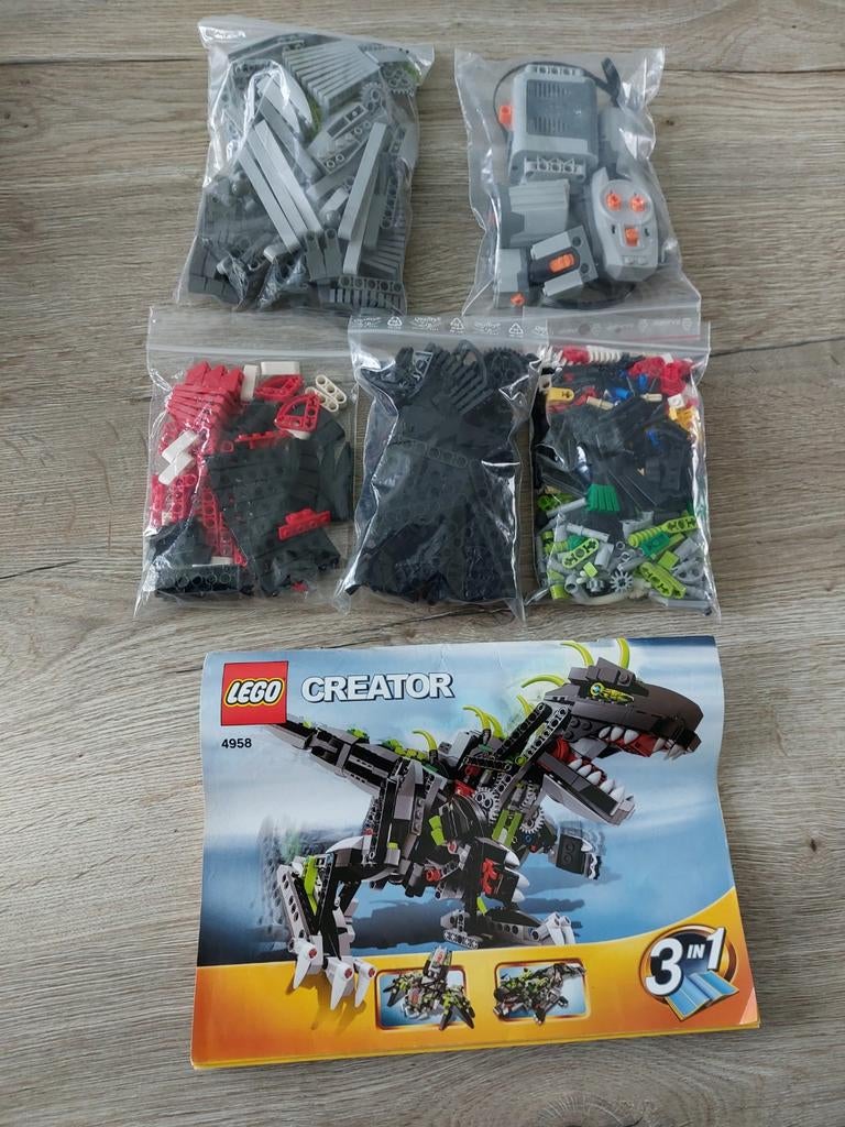 Lego  4958 dino spin krokodil, Ophalen of Verzenden