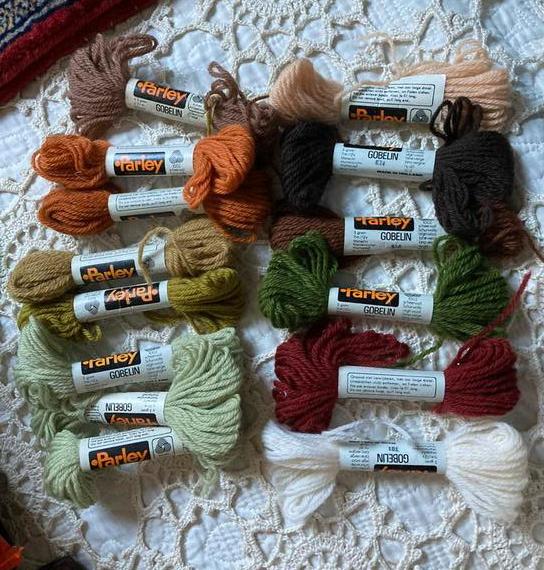 14 x Vintage Parley Gobelin wol  - Diverse kleuren, Hobby en Vrije tijd, Breien en Haken, Ophalen of Verzenden, Gebruikt, Breien of Haken