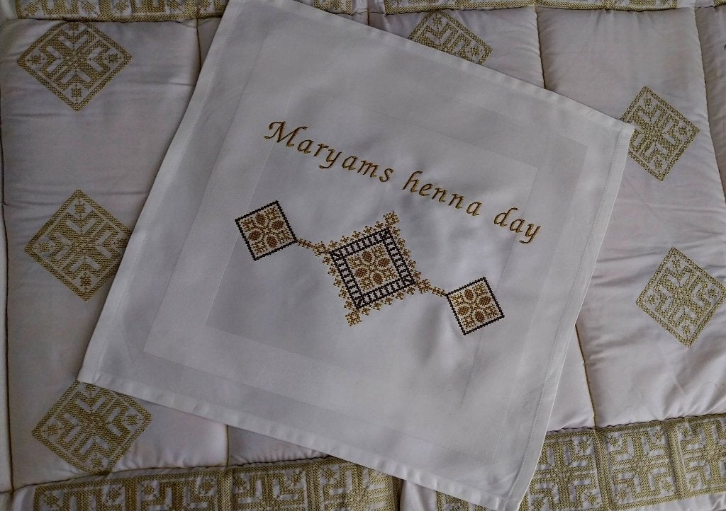 Henna schoot en voetendoek, Wit, Nieuw, Ophalen of Verzenden, Onbekend