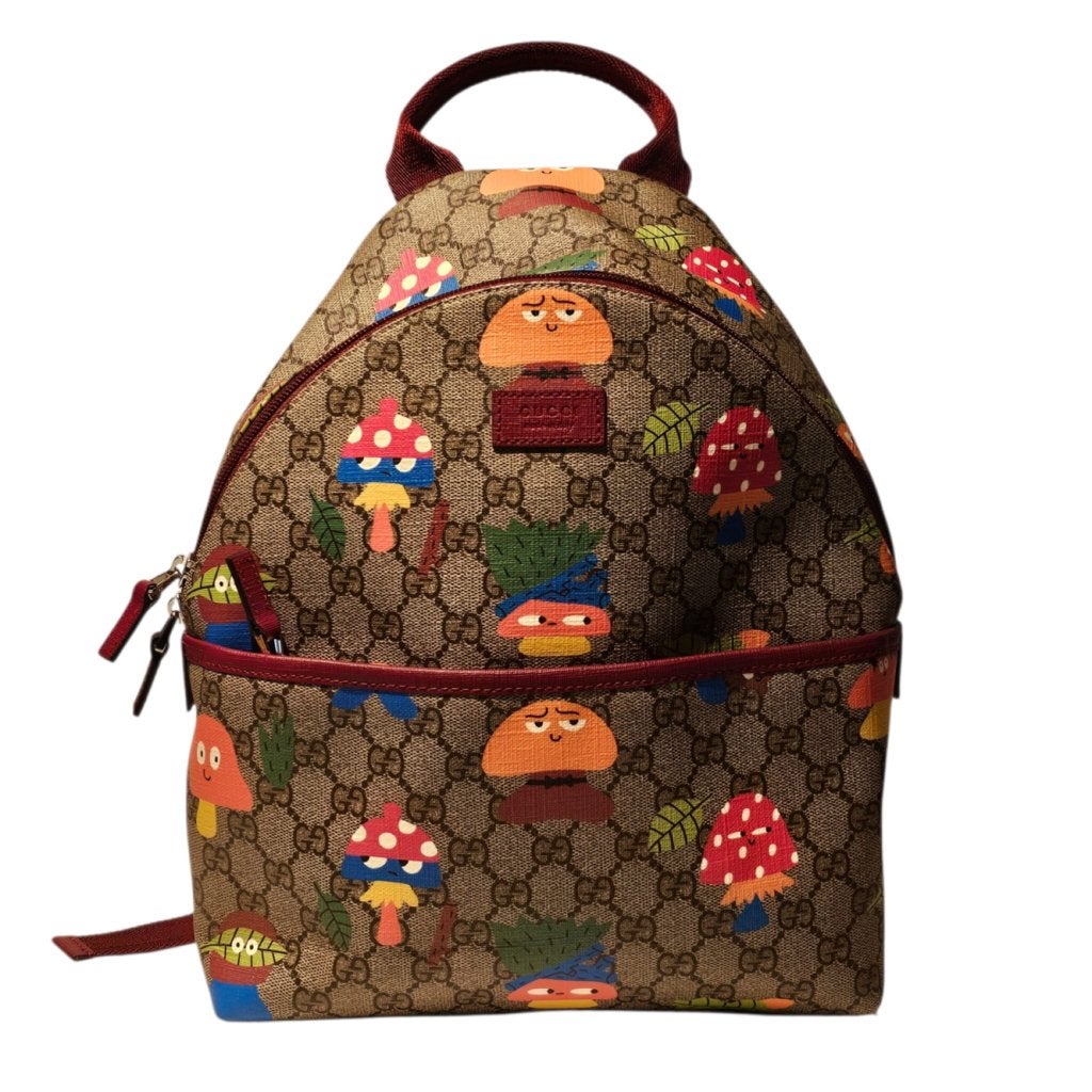 Gucci GG Supreme Woodland Mushroom Kids, Gucci, Zo goed als nieuw, Support@gucci.com, 30 Avenue Montaigne
75008 Paris