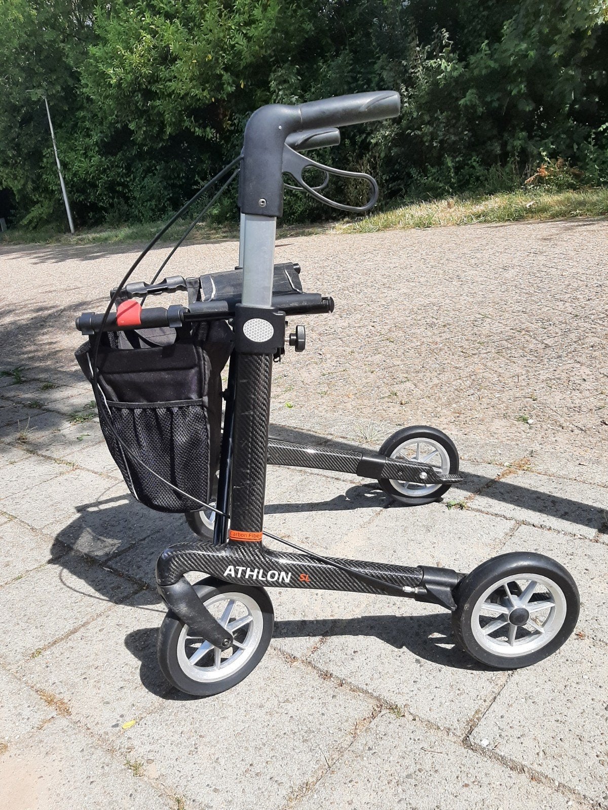 Comfort Rollator lichtgewicht (carbon) Athlon, Ophalen of Verzenden, Opvouwbaar, Gebruikt