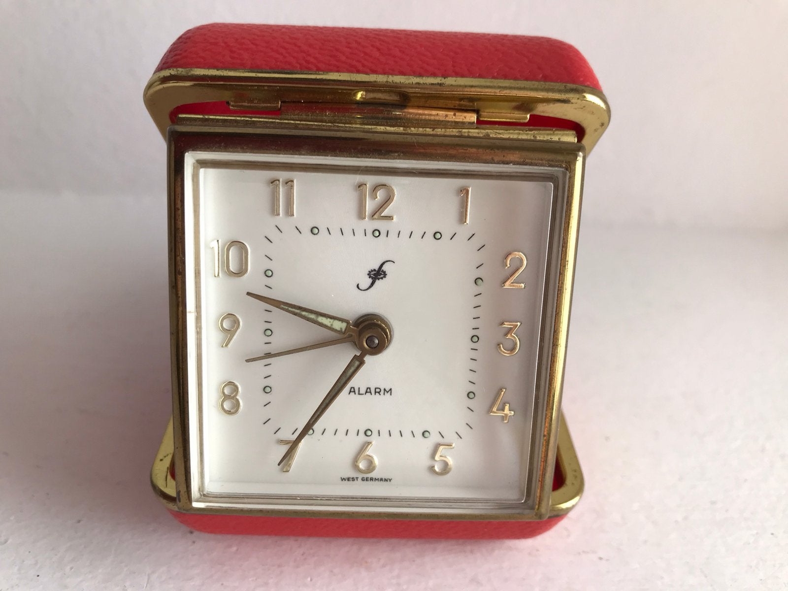 Reiswekker rood vintage West Germany, Ophalen of Verzenden, Huis en Inrichting