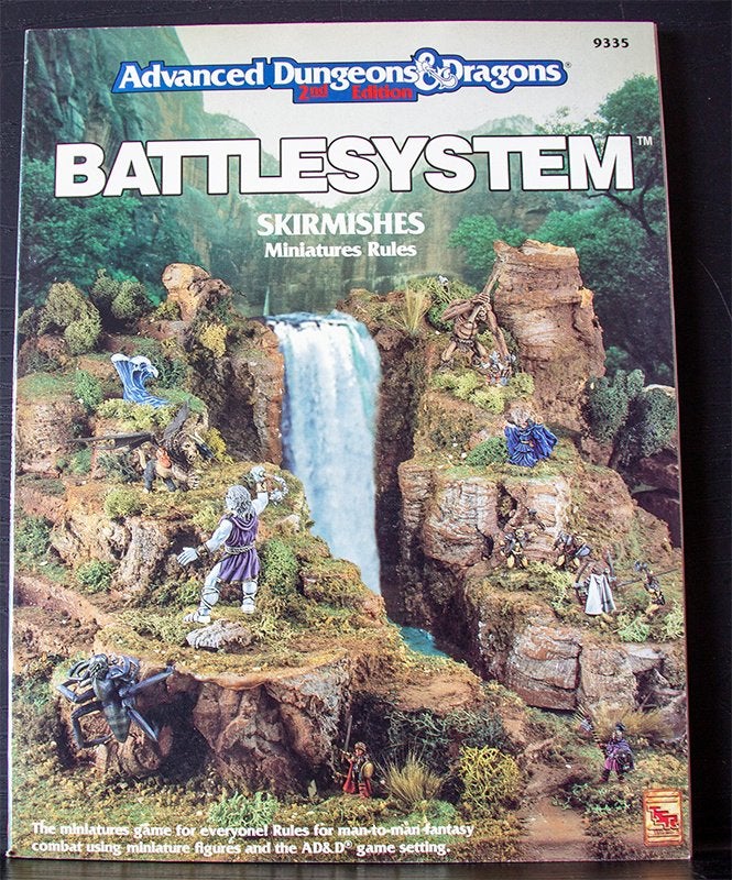 ADD2ndEd-Battlesystem Skirmishes Miniatures Rules (TSR 1989), Ophalen of Verzenden, Zo goed als nieuw, Overige soorten, Boek of Catalogus