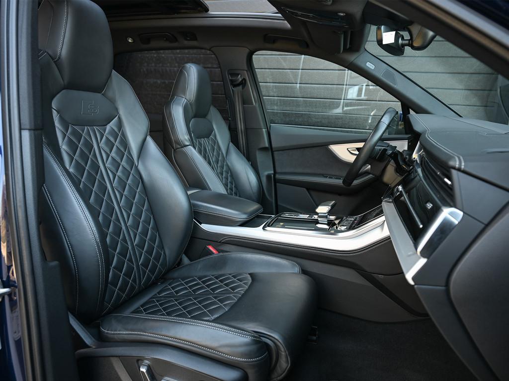 Audi Q7 55 TFSI e quattro Pro Line S | S-Seats | Soh 99.6% |, Gebruikt, Zwart, 2995 cc, Blauw