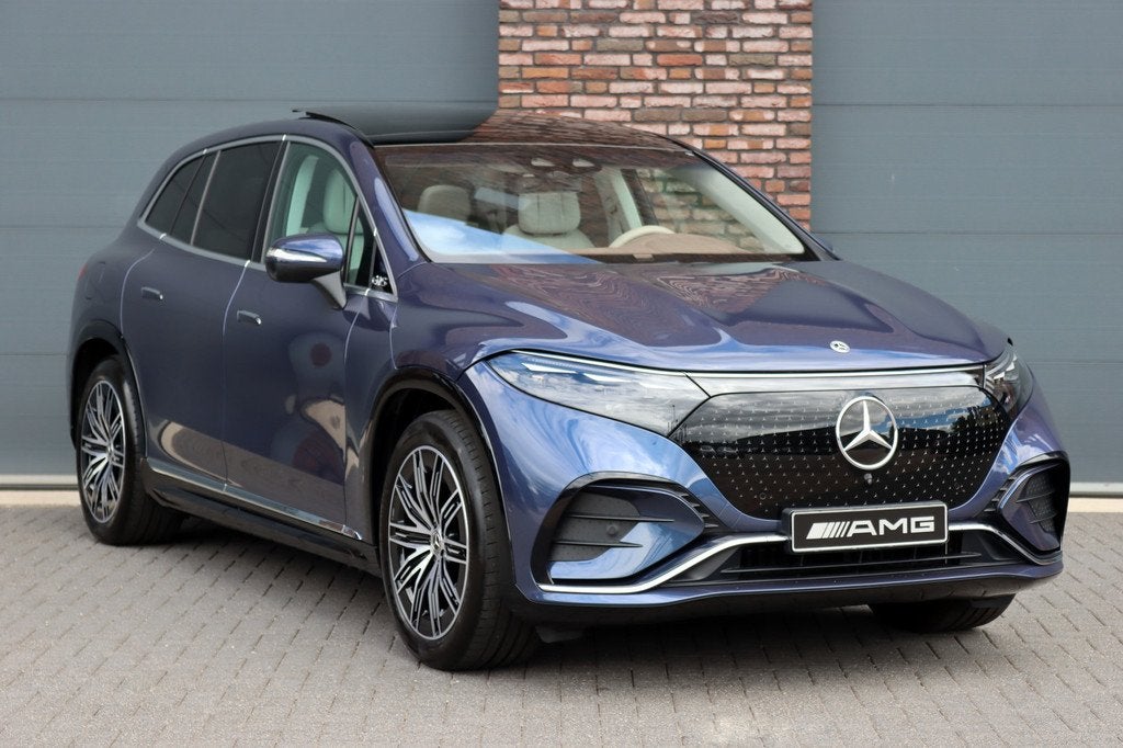 Mercedes-Benz EQS SUV 450+ AMG Line 118 kWh | Luchtvering |, Auto's, Mercedes-Benz, Achterwielaandrijving, Gebruikt, Parkeerassistent