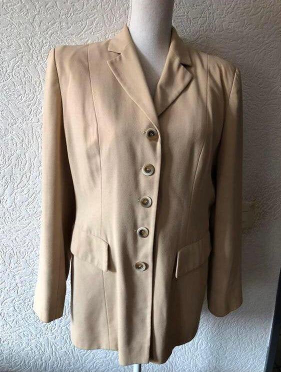 Maat 40 - jas / blazer - beigekleur, Maat 38/40 (M), Beige, Ophalen of Verzenden, Zo goed als nieuw