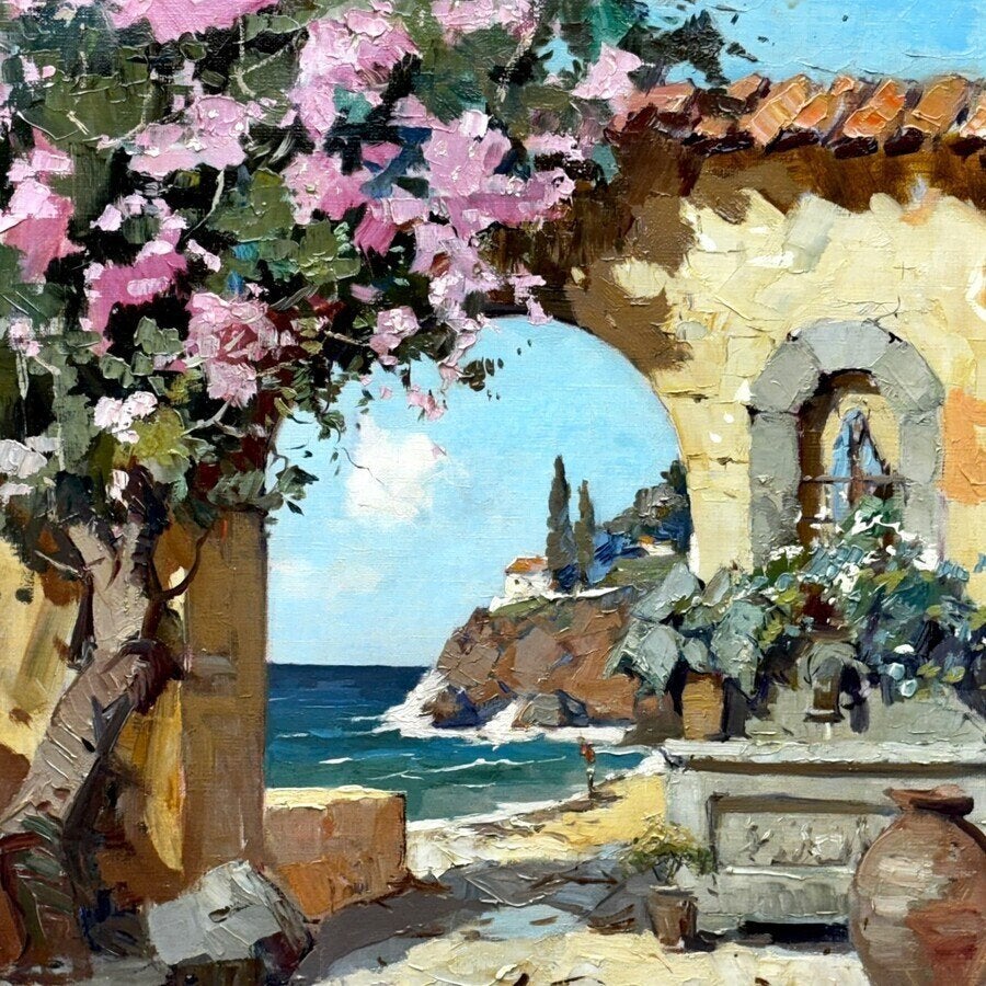Evert-Jan Ligtelijn (1893-1975), mediterraans doorkijkje