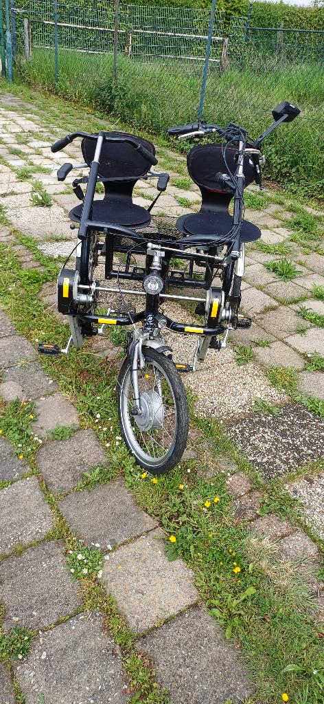 Van raam duo fiets  met ondersteuning, Ophalen, Gebruikt, Schijfrem, Van Raam