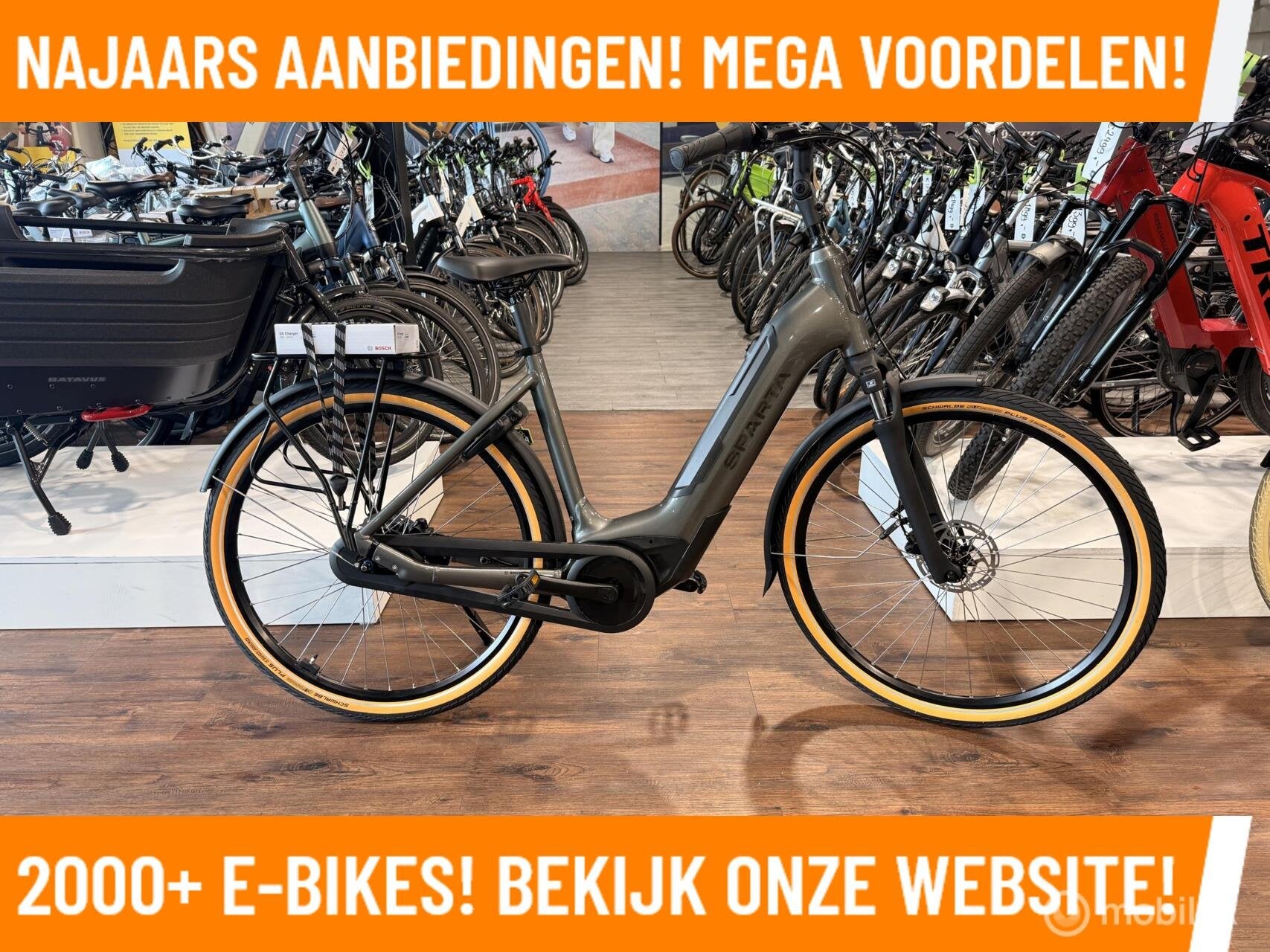 Groot aanbod elektrische fietsen €2000 – €2999 MRA EBI, Zo goed als nieuw, 50 km per accu of meer, Sparta