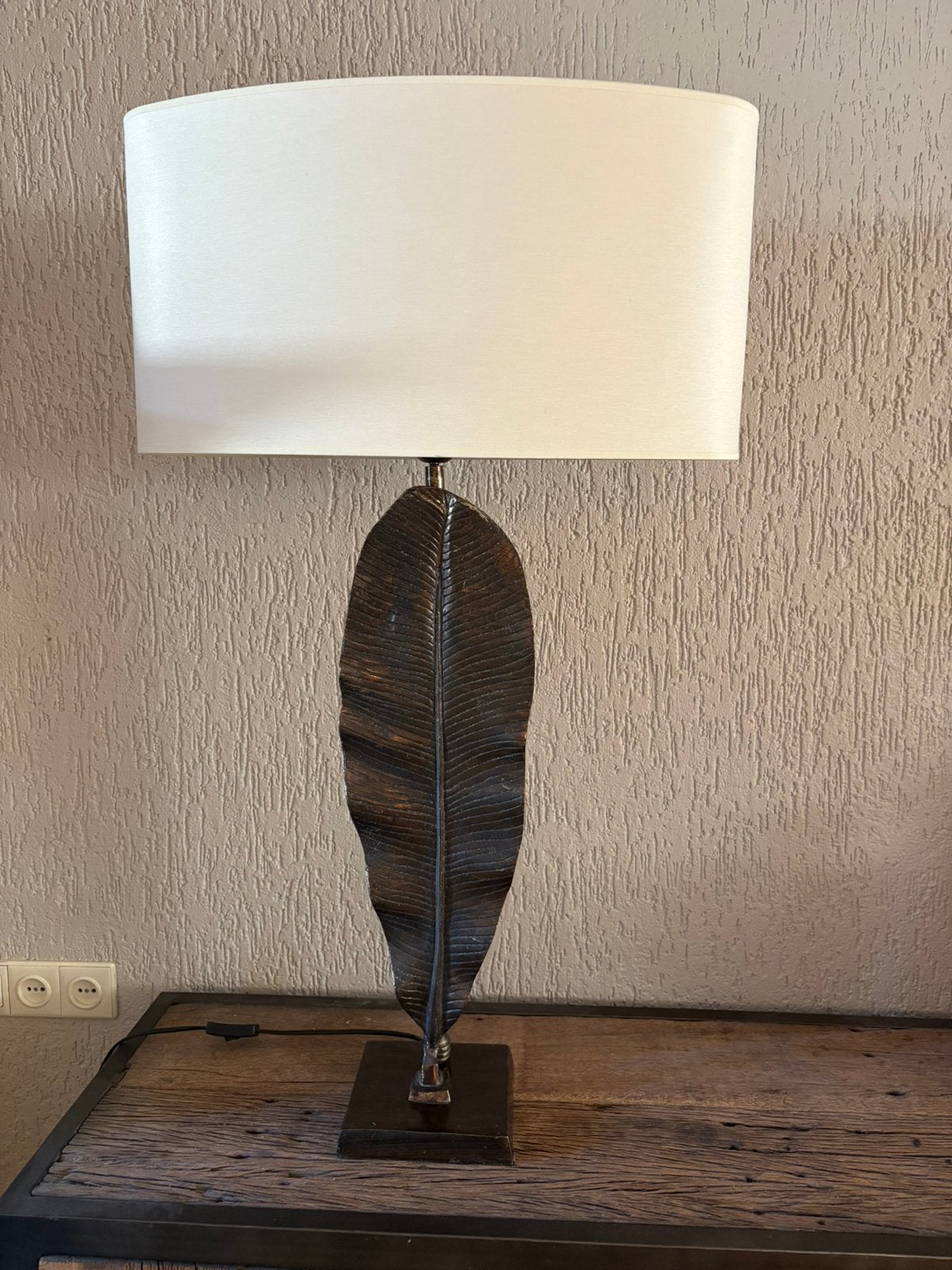 Staande lamp €70, Ophalen, Zo goed als nieuw, Metaal, Met kap