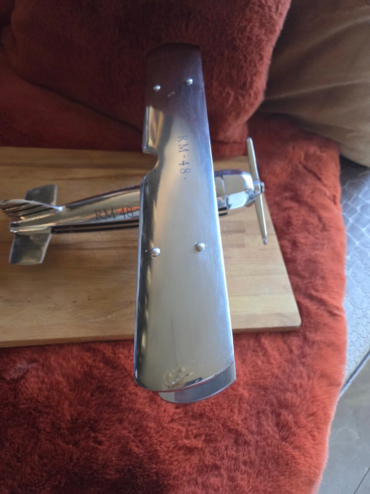 RiM Decoratief Vliegtuig Model - RM-48, Overige merken, Ophalen of Verzenden, Zo goed als nieuw, Groter dan 1:72