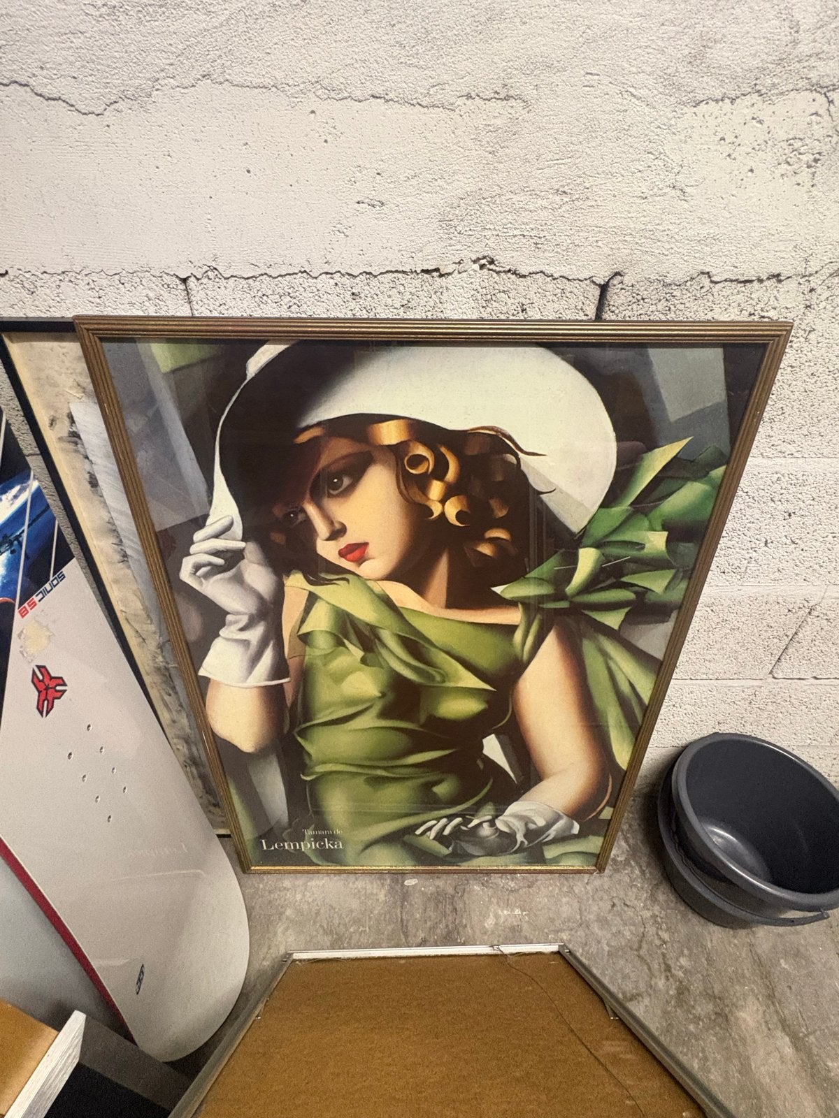 (Poster) Tamara de Lempicka 'Vrouw met handschoenen' print, Ophalen, Portret of Personen, Klassiek, Print