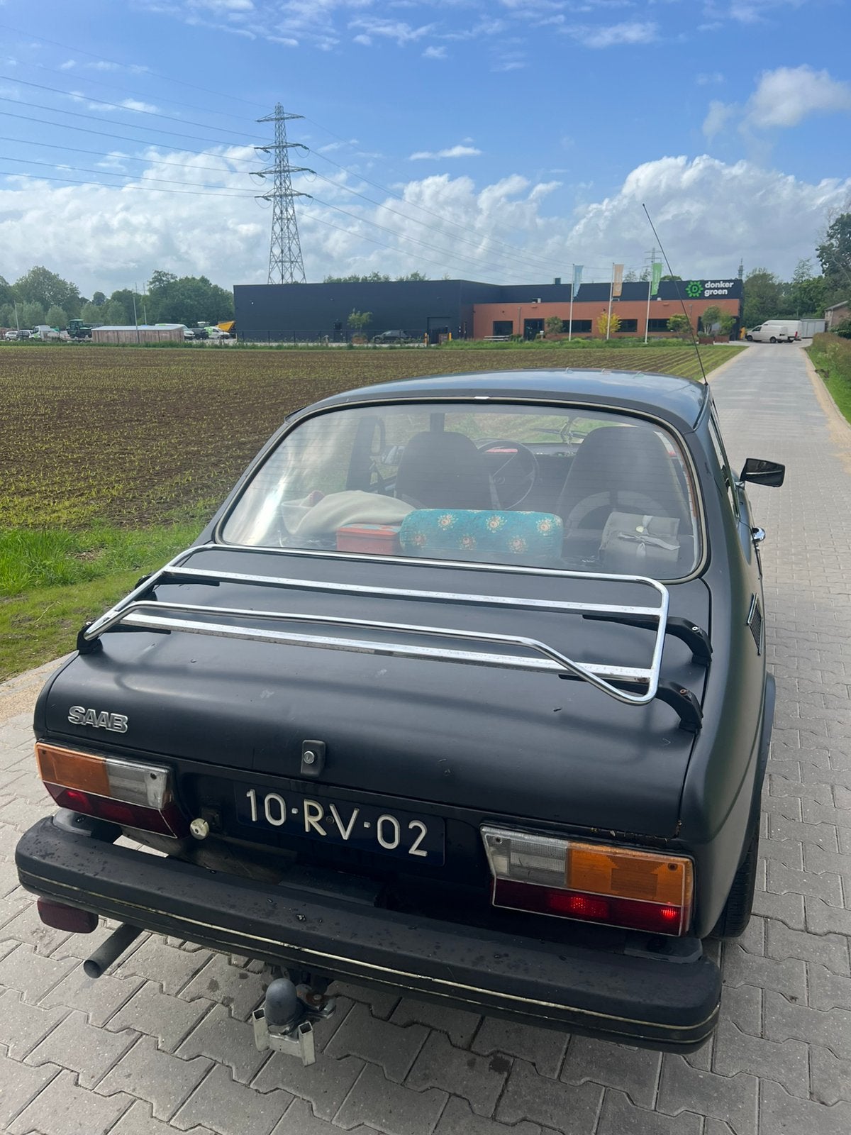 Saab 99 2.0 1977 Mat zwart, Auto's, Saab, Voorwielaandrijving, Beige, 4 cilinders, Zwart