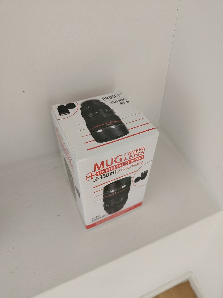 Mug Camera Lens, Ophalen, Kunststof, Mok, Zo goed als nieuw