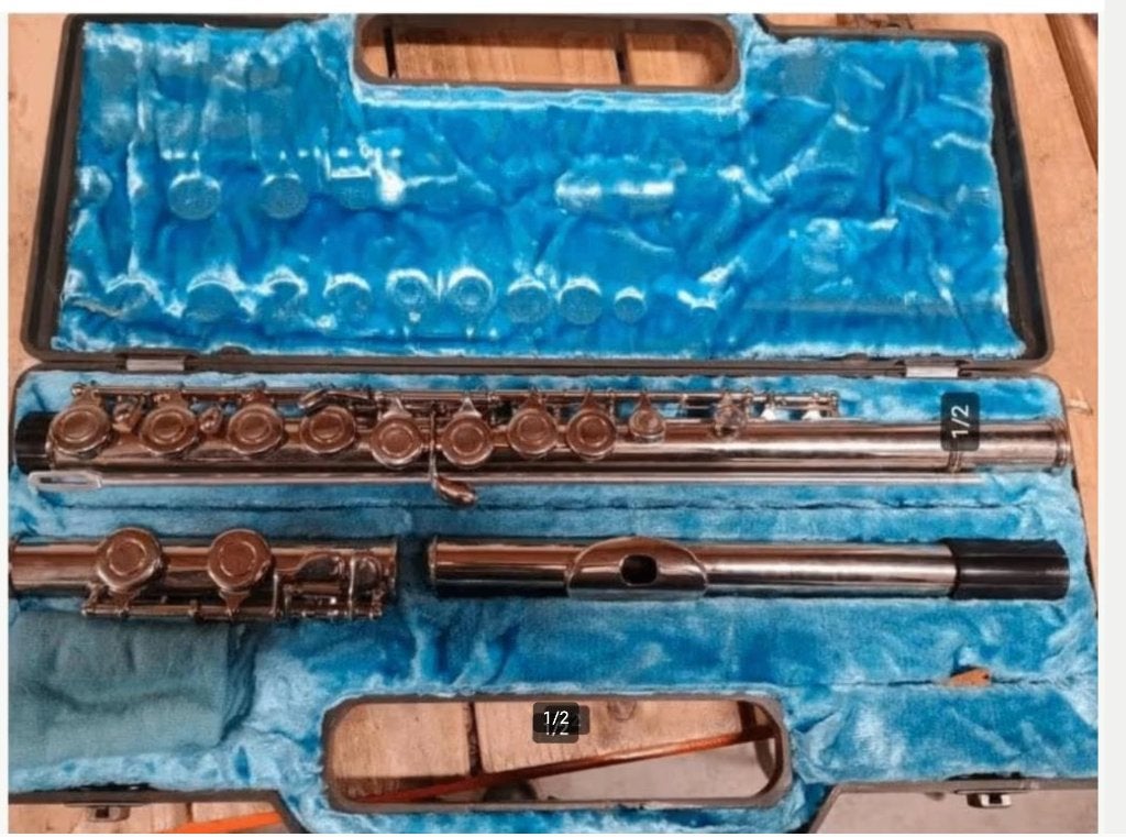 Triumph dwarsfluit, Muziek en Instrumenten, Blaasinstrumenten | Dwarsfluiten en Piccolo's, Ophalen, Gebruikt, ,, ,