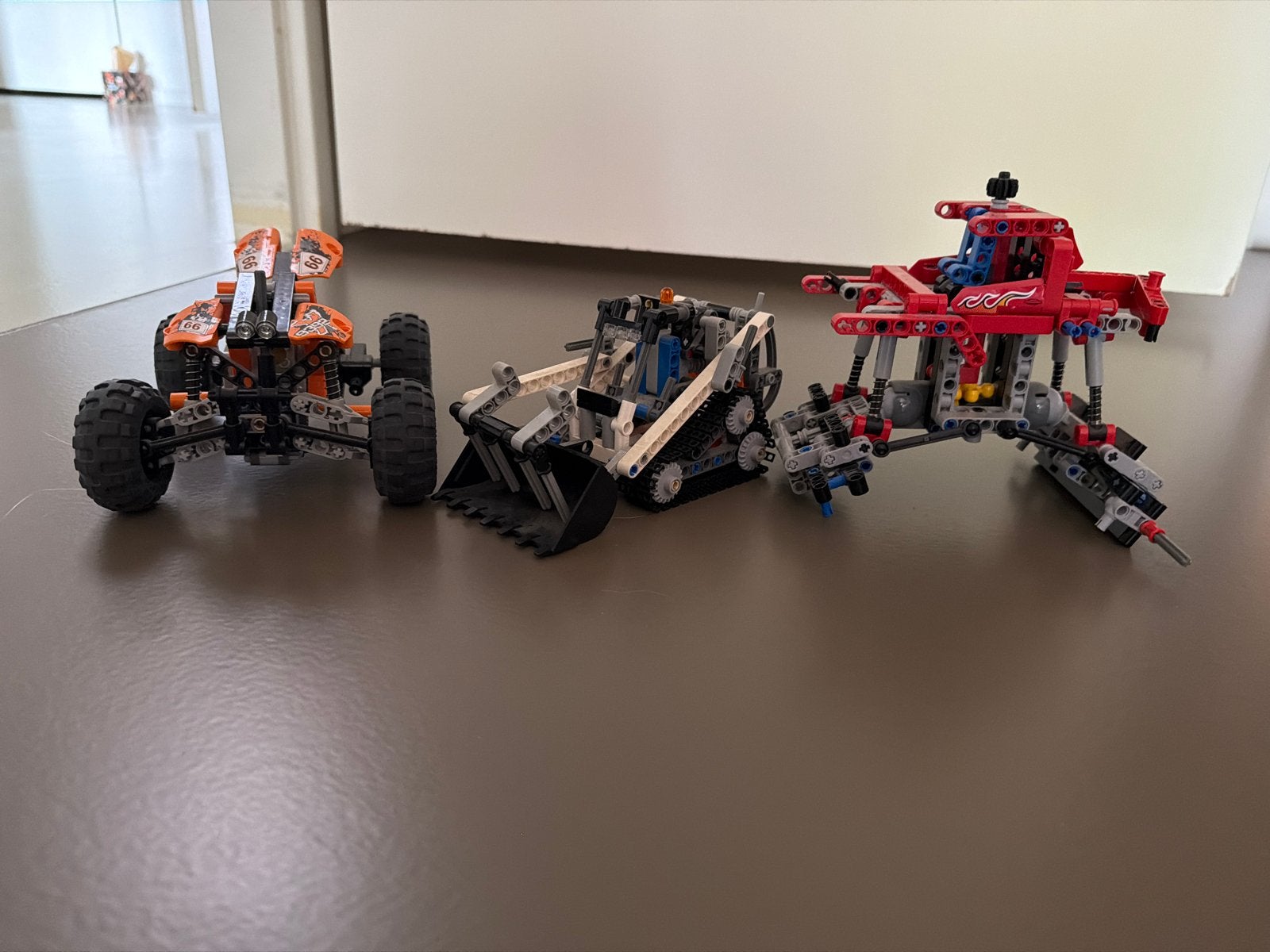 Lego Technic voertuigen: buggy, graafmachine, robot, Kinderen en Baby's, Speelgoed | Bouwstenen, Gebruikt, Overige merken, Ophalen