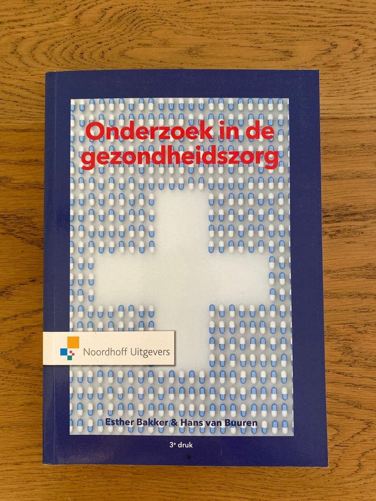 Onderzoek in de gezondheidszorg (3e druk) - studieboek MBRT, Boeken, Diverse auteurs, Zo goed als nieuw, Beta, HBO