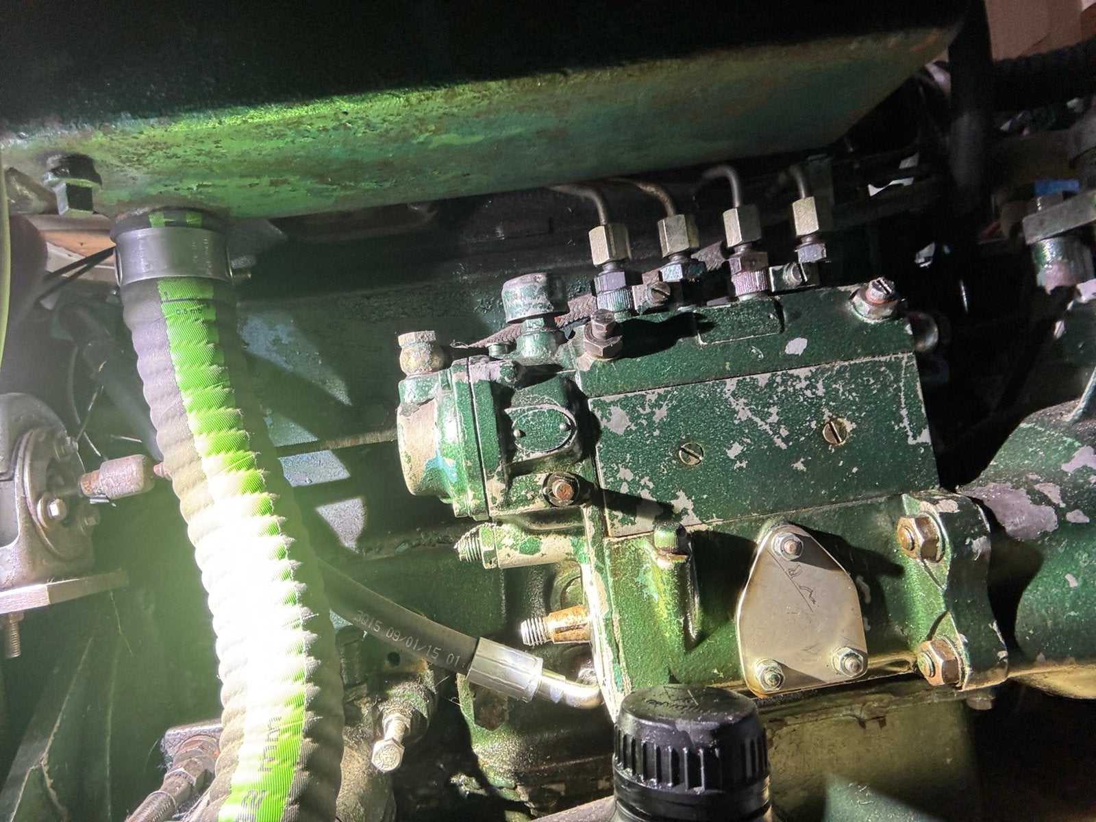 Scheepsdiesel OM636 Mercedes ca 42pk, Ophalen, Gebruikt, Motor en Techniek, Zeilboot of Motorboot