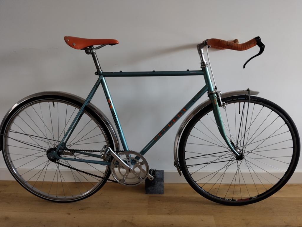 Peugeot carbolite 103 single speed, Gebruikt, 53 tot 57 cm, Ophalen, Overige merken