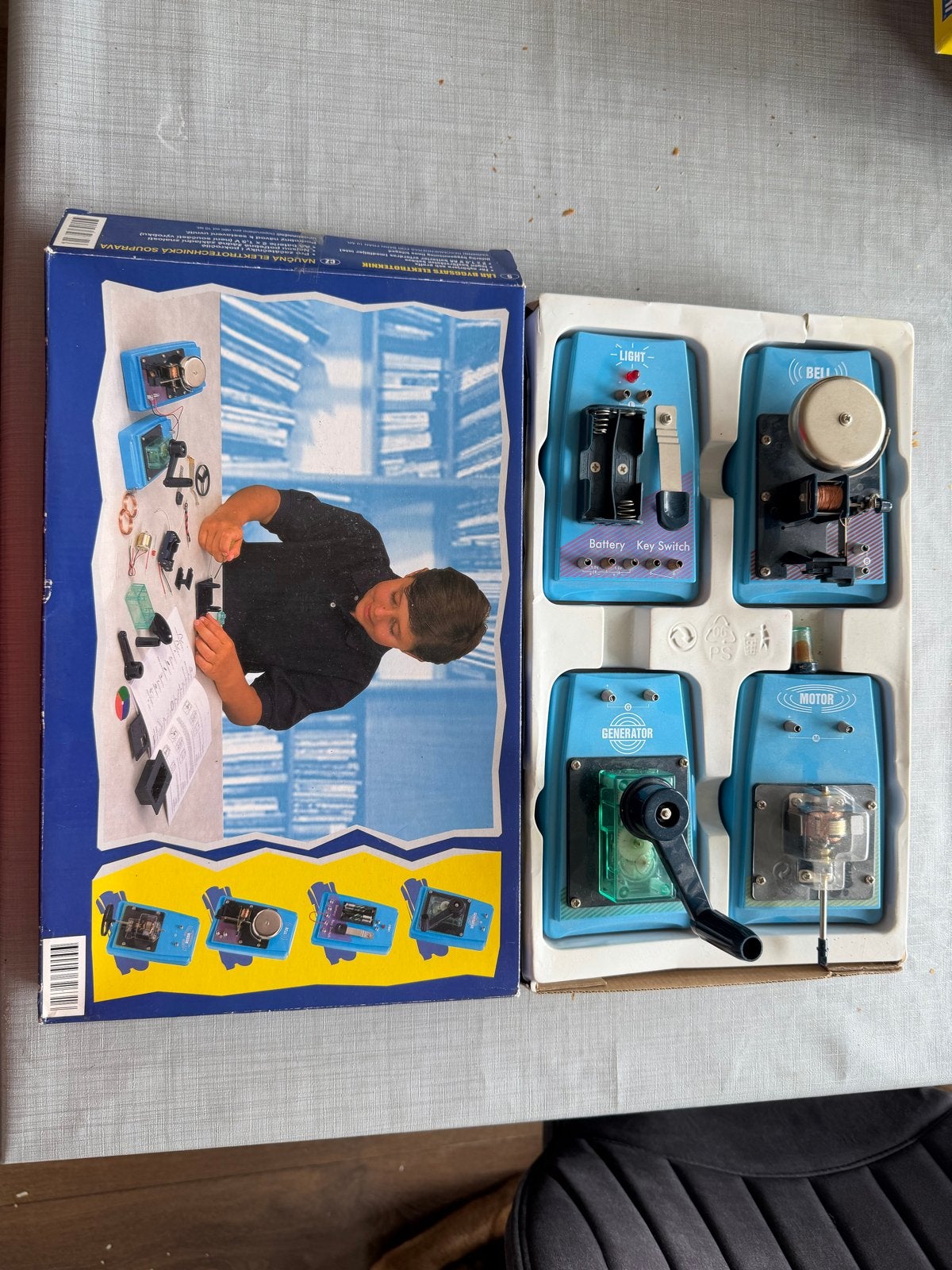 Educatieve Elektronica Bouwset - Ontdek Elektriciteit, Ophalen, Zo goed als nieuw, Bouwen, Met licht