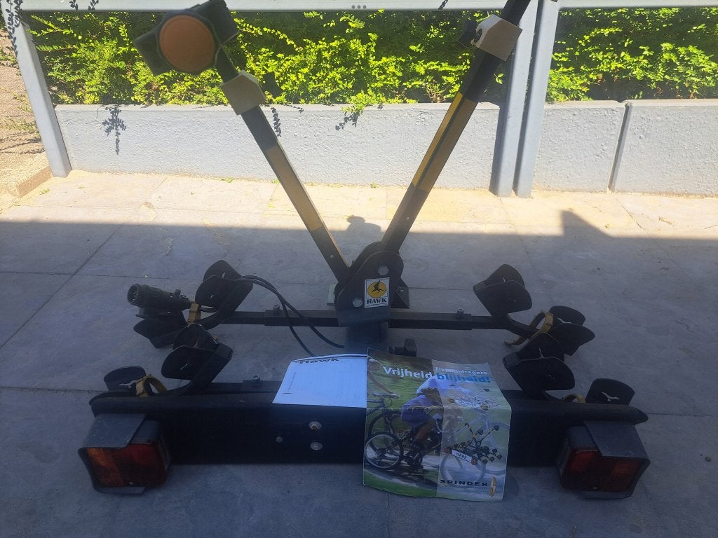 Fietsendrager, Ophalen, 2 fietsen, Gebruikt, Trekhaakdrager