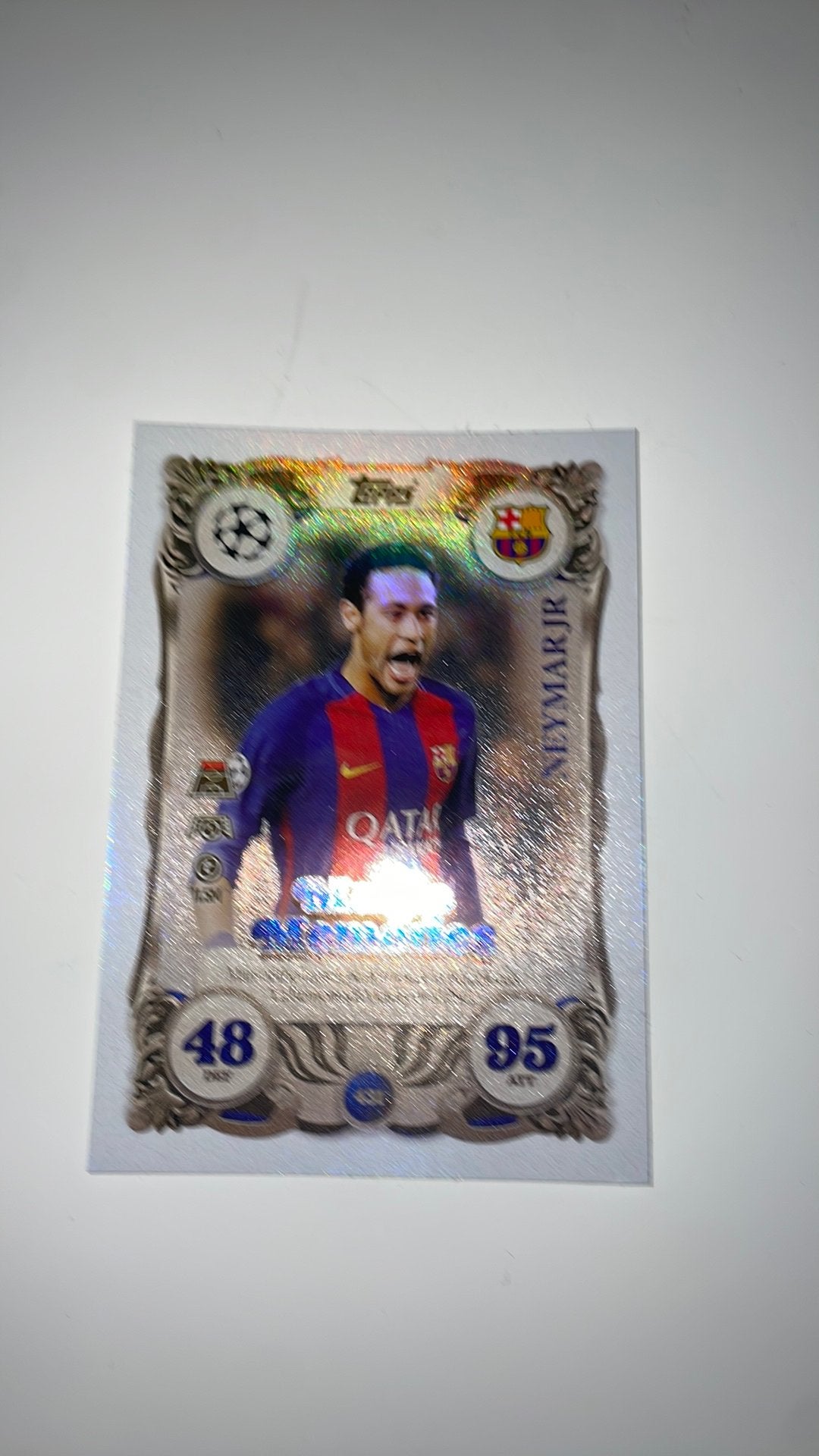 Neymar voetbal kaart., Maat XS of kleiner, Ophalen, Nieuw, Overige typen