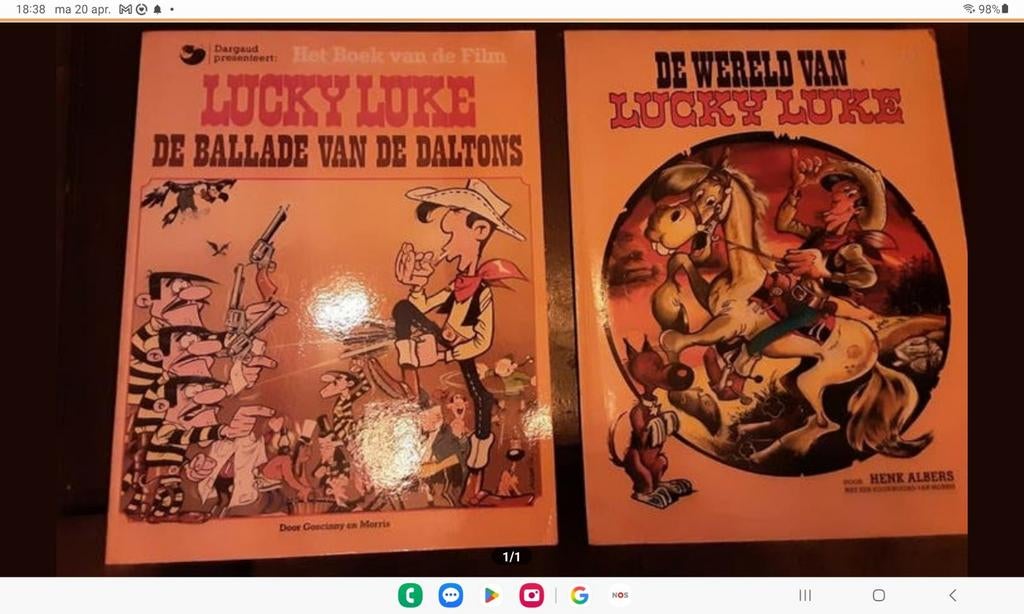 Lucky Luke, Eén stripboek, Ophalen of Verzenden, Gelezen