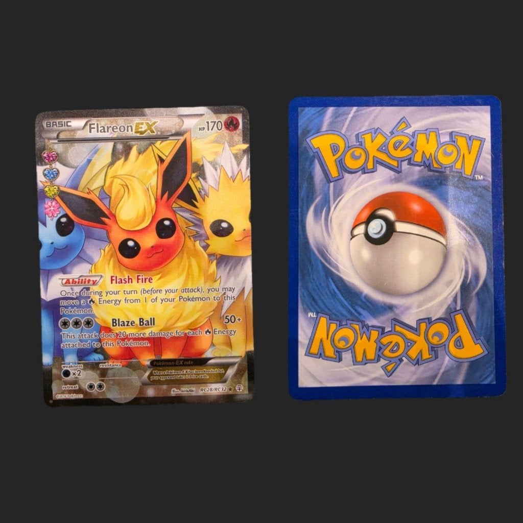 Flareon EX (GEN RC28) Pokémon kaart, Ophalen of Verzenden, Zo goed als nieuw, Losse kaart, Foil